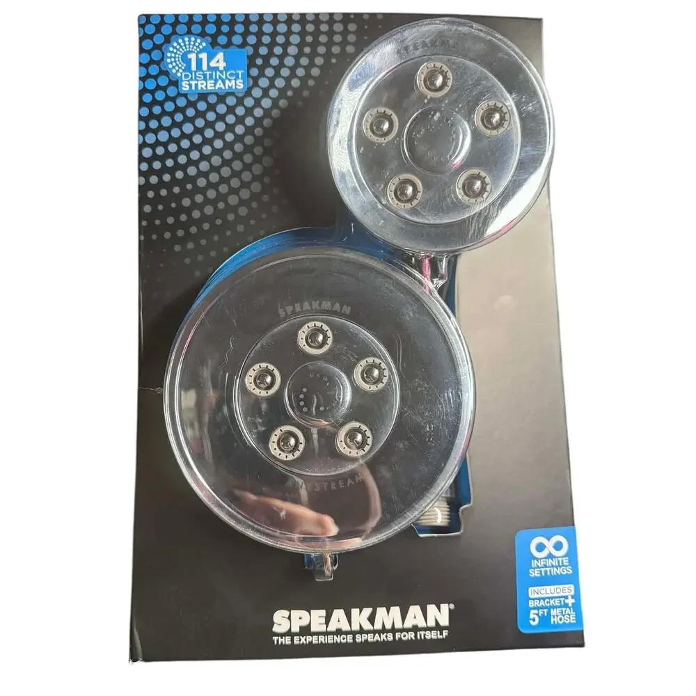Speakman Neo 2.5 GPM Multi Function Combination Shower Head 2Way Polished Chrome